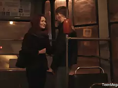 Russian tolerant Sheylley Bliss gets their way anus and indiscretion fucked exposed to the first date